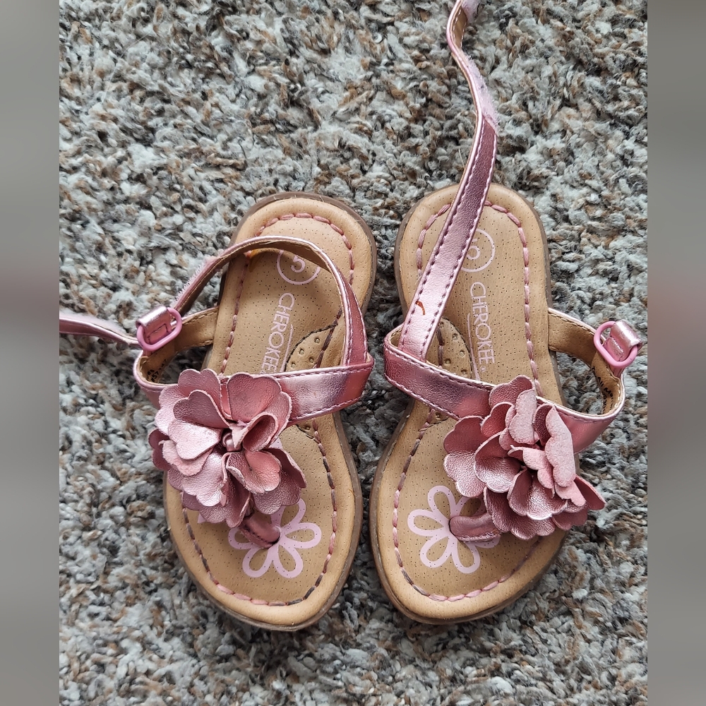 Cherokee Pink Kids Sandals